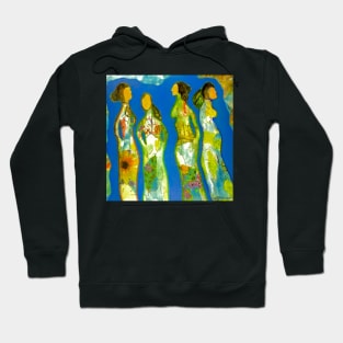 Four Lovelies (1 in a series of 4) Hoodie